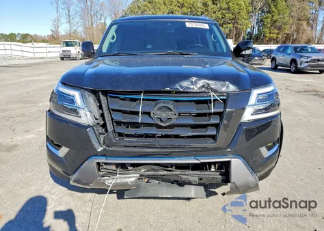 2022 Nissan Armada Sl из США, поврежденный, VIN JN8AY2BB4N9812187